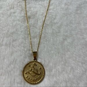 Scorpio, Sagittarius Necklace_Sign and Symbol_Round Shape